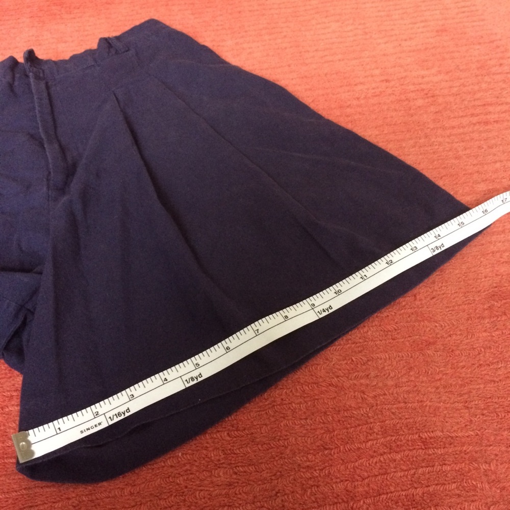 Vintage Blue Cotton Shorts - Picture 8 of 8